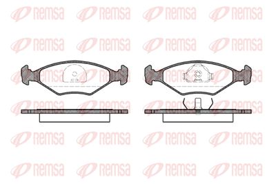 028110 REMSA Комплект тормозных колодок, дисковый тормоз
