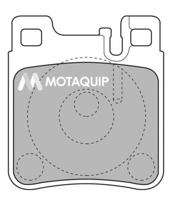 LVXL793 MOTAQUIP Комплект тормозных колодок, дисковый тормоз