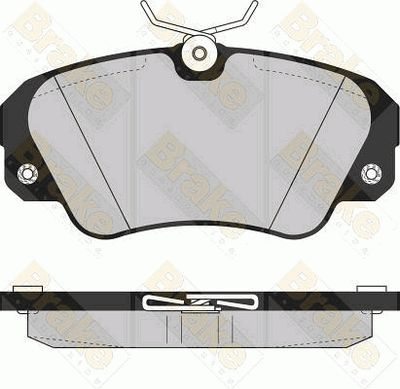 PA859 Brake ENGINEERING Комплект тормозных колодок, дисковый тормоз