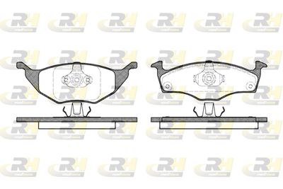 271820 ROADHOUSE Комплект тормозных колодок, дисковый тормоз