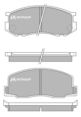 LVXL456 MOTAQUIP Комплект тормозных колодок, дисковый тормоз