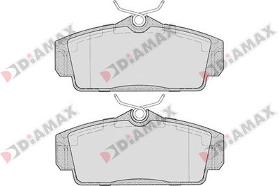 N09152 DIAMAX Комплект тормозных колодок, дисковый тормоз