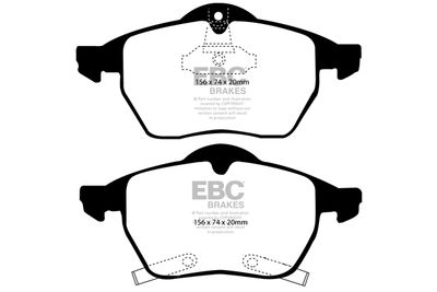 DP21187 EBC Brakes Комплект тормозных колодок, дисковый тормоз