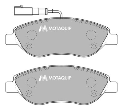 LVXL1041 MOTAQUIP Комплект тормозных колодок, дисковый тормоз