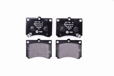 8DB355006481 HELLA PAGID Комплект тормозных колодок, дисковый тормоз