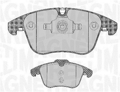 363916060667 MAGNETI MARELLI Комплект тормозных колодок, дисковый тормоз