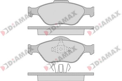 N09239 DIAMAX Комплект тормозных колодок, дисковый тормоз