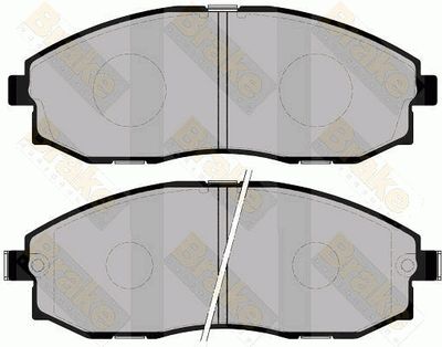 PA1242 Brake ENGINEERING Комплект тормозных колодок, дисковый тормоз