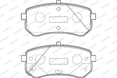 WBP24276A WAGNER Комплект тормозных колодок, дисковый тормоз