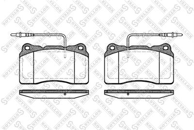 677014BSX STELLOX Комплект тормозных колодок, дисковый тормоз