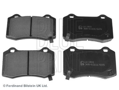 ADA104206 BLUE PRINT Комплект тормозных колодок, дисковый тормоз