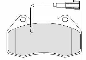 LVXL1416 MOTAQUIP Комплект тормозных колодок, дисковый тормоз