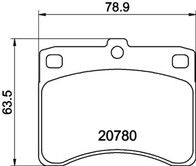 NP1160 NISSHINBO Комплект тормозных колодок, дисковый тормоз