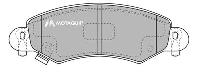 LVXL1112 MOTAQUIP Комплект тормозных колодок, дисковый тормоз