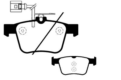 RA09911 RAICAM Комплект тормозных колодок, дисковый тормоз