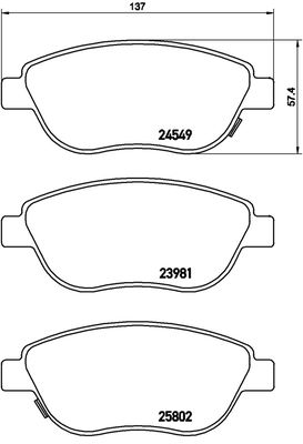 FK20027 KAISHIN Комплект тормозных колодок, дисковый тормоз