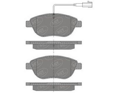 SP423PR SCT - MANNOL Комплект тормозных колодок, дисковый тормоз