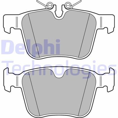 LP3167 DELPHI Комплект тормозных колодок, дисковый тормоз