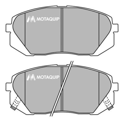 LVXL1452 MOTAQUIP Комплект тормозных колодок, дисковый тормоз