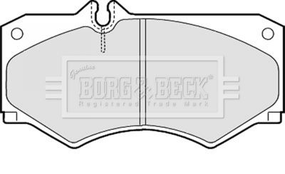 BBP1089 BORG & BECK Комплект тормозных колодок, дисковый тормоз