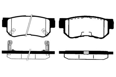 RA08330 RAICAM Комплект тормозных колодок, дисковый тормоз