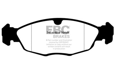 DP940 EBC Brakes Комплект тормозных колодок, дисковый тормоз