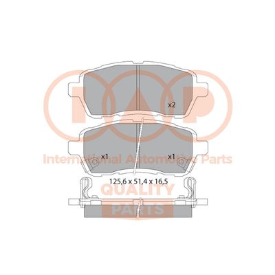 70403100 IAP QUALITY PARTS Комплект тормозных колодок, дисковый тормоз