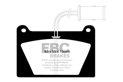 DP5627NDX EBC Brakes Комплект тормозных колодок, дисковый тормоз