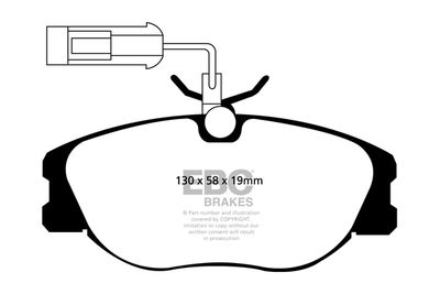 DP41109R EBC Brakes Комплект тормозных колодок, дисковый тормоз