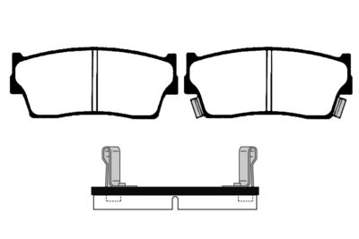 RA05640 RAICAM Комплект тормозных колодок, дисковый тормоз