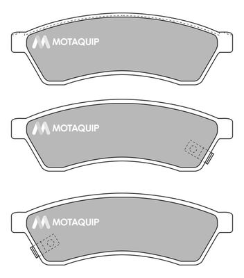 LVXL1694 MOTAQUIP Комплект тормозных колодок, дисковый тормоз