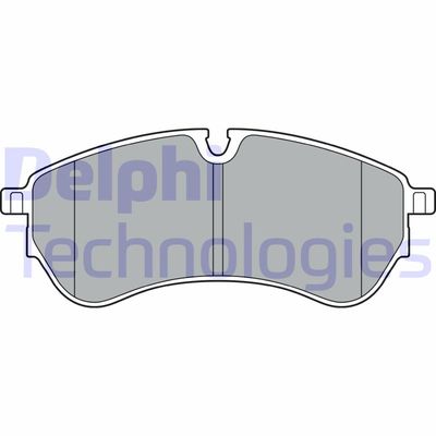 LP3410 DELPHI Комплект тормозных колодок, дисковый тормоз