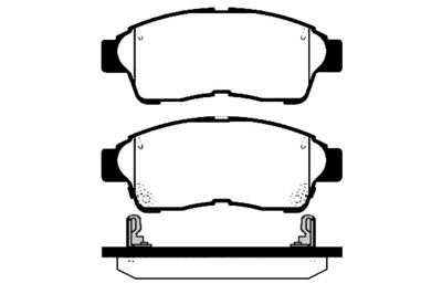 RA06240 RAICAM Комплект тормозных колодок, дисковый тормоз