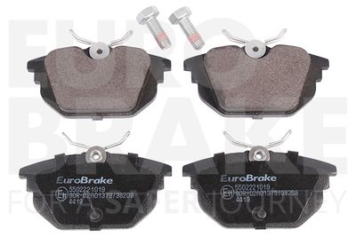 5502221019 EUROBRAKE Комплект тормозных колодок, дисковый тормоз