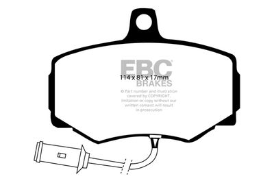 DP756 EBC Brakes Комплект тормозных колодок, дисковый тормоз