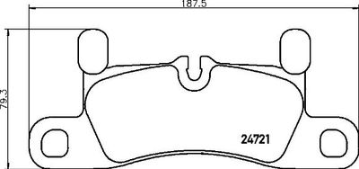 P65030 BREMBO Комплект тормозных колодок, дисковый тормоз