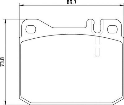 363710204141 MAGNETI MARELLI Комплект тормозных колодок, дисковый тормоз