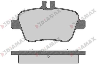 N09672 DIAMAX Комплект тормозных колодок, дисковый тормоз