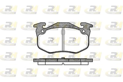 214406 ROADHOUSE Комплект тормозных колодок, дисковый тормоз