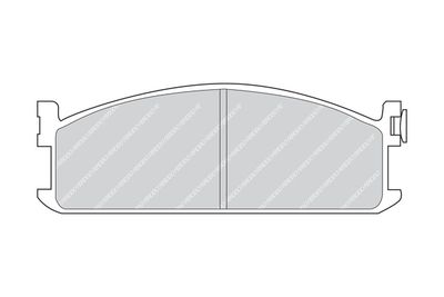 FVR418 FERODO Комплект тормозных колодок, дисковый тормоз