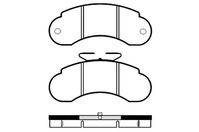 RA04841 RAICAM Комплект тормозных колодок, дисковый тормоз