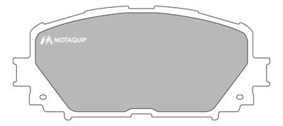 LVXL1726 MOTAQUIP Комплект тормозных колодок, дисковый тормоз