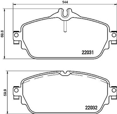 P50118 BREMBO Комплект тормозных колодок, дисковый тормоз