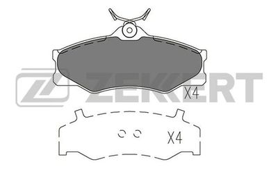 BS2977 ZEKKERT Комплект тормозных колодок, дисковый тормоз