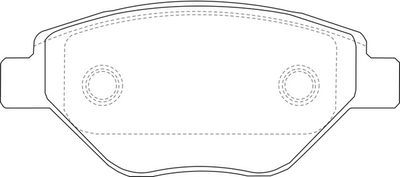 FP3352 FIT Комплект тормозных колодок, дисковый тормоз