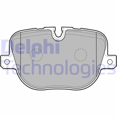 LP2175 DELPHI Комплект тормозных колодок, дисковый тормоз