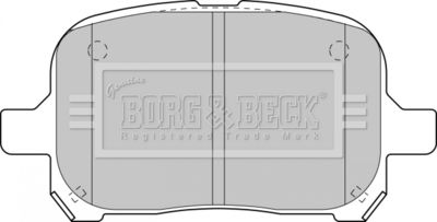 BBP1810 BORG & BECK Комплект тормозных колодок, дисковый тормоз