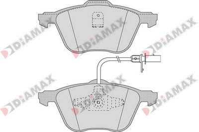 N09551 DIAMAX Комплект тормозных колодок, дисковый тормоз