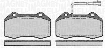 363916060127 MAGNETI MARELLI Комплект тормозных колодок, дисковый тормоз