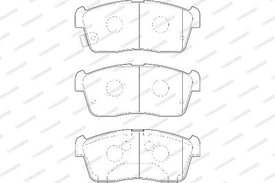 WBP23507A WAGNER Комплект тормозных колодок, дисковый тормоз